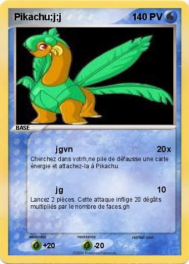 Pokemon Pikachu;j;j