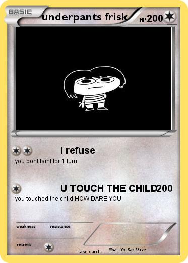Pokemon underpants frisk