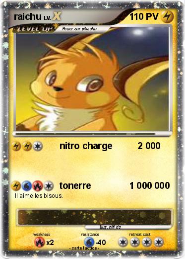 Pokemon raichu