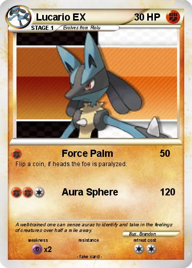 Pokemon Lucario EX