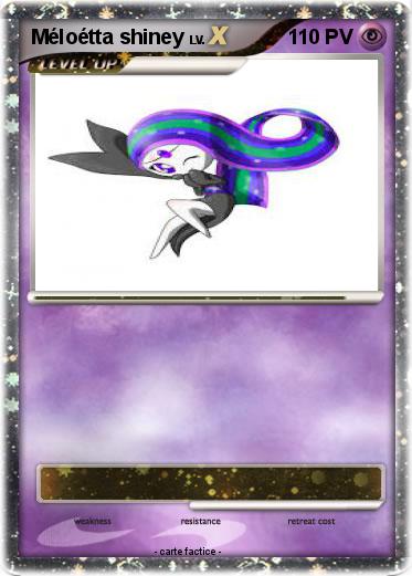Pokemon Méloétta shiney