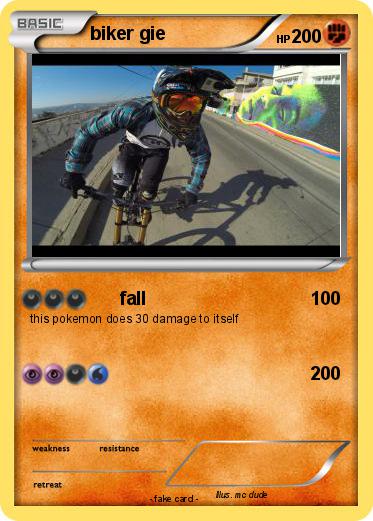 Pokemon biker gie