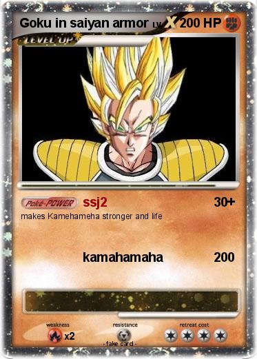 Pokemon Goku in saiyan armor