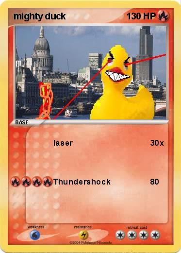 Pokemon mighty duck