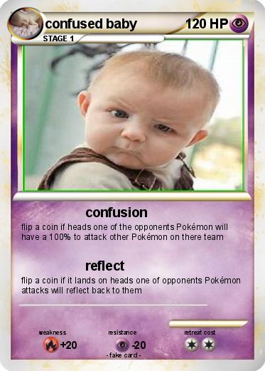 Pokemon confused baby