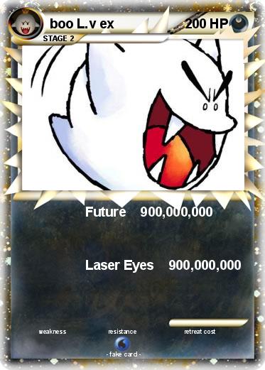 Pokemon boo L.v ex