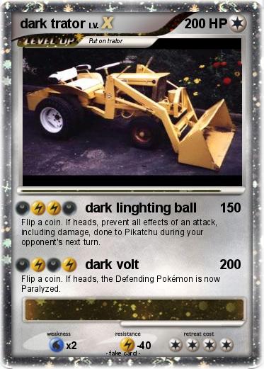 Pokemon dark trator
