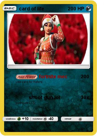 Pokemon card of life