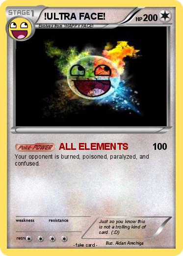 Pokemon !ULTRA FACE!