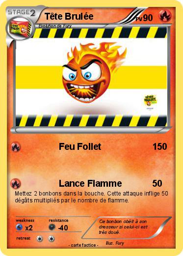 Pokemon Tête Brulée