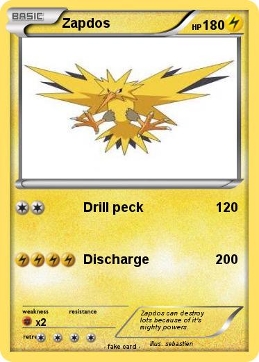 Pokemon Zapdos