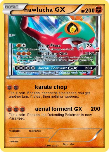 Pokemon hawlucha GX