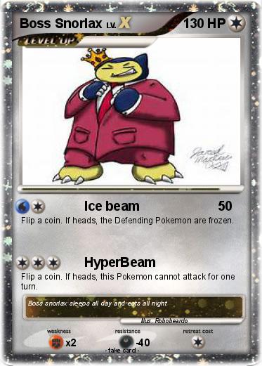 Pokemon Boss Snorlax