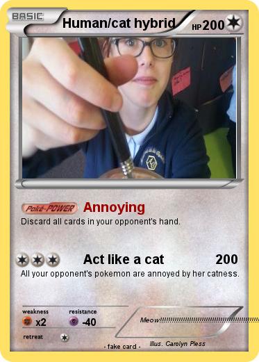 Pokemon Human/cat hybrid