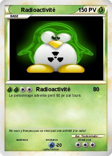 Pokemon Radioactivité
