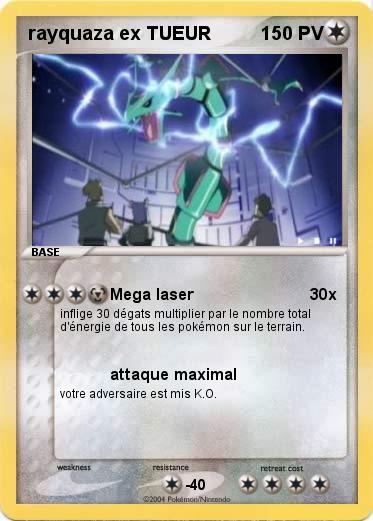 Pokemon rayquaza ex TUEUR 