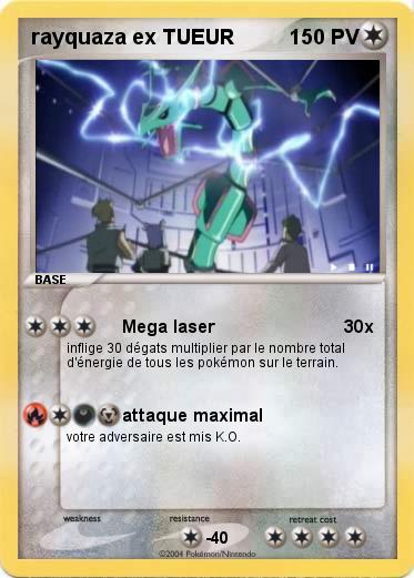 Pokemon rayquaza ex TUEUR 
