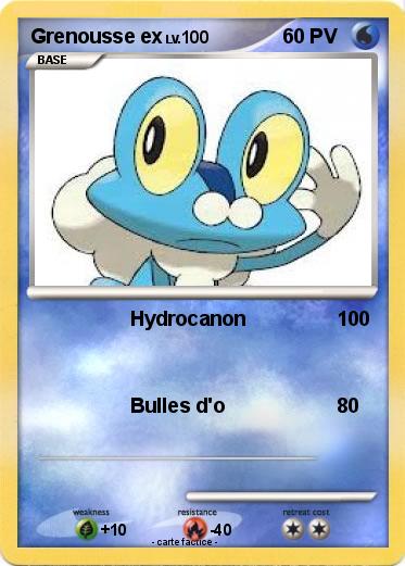 Pokemon Grenousse ex
