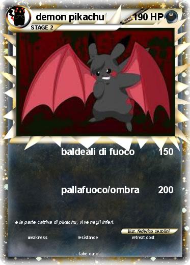 Pokemon demon pikachu