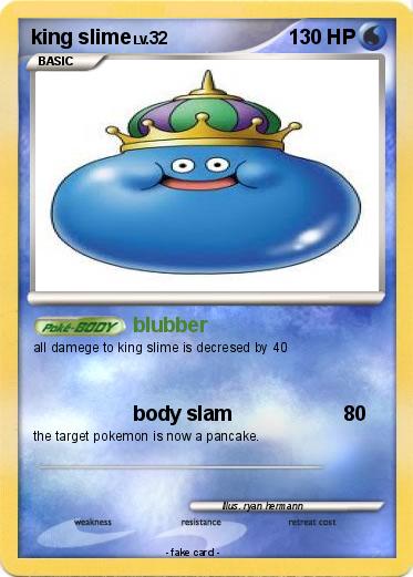 Pokemon king slime