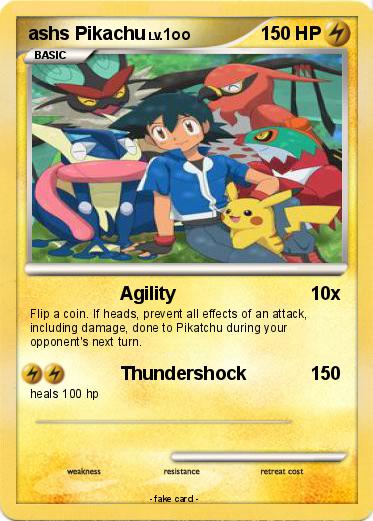 Pokemon ashs Pikachu