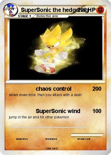 Pokemon SuperSonic the hedgehog
