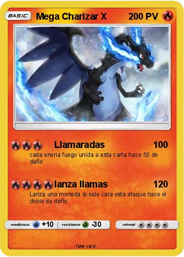 Pokemon Mega Charizar X