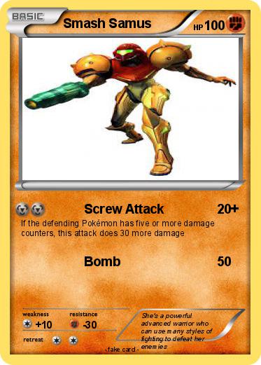 Pokemon Smash Samus