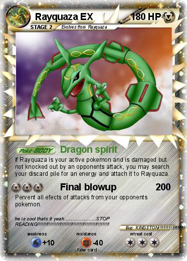 Pokemon Rayquaza EX