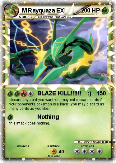Pokemon M Rayquaza EX