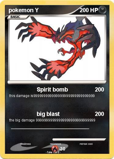Pokemon pokemon Y