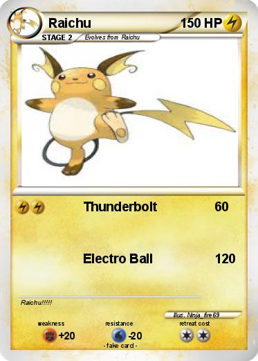 Pokemon Raichu