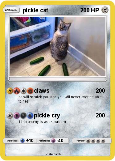 Pokemon pickle cat