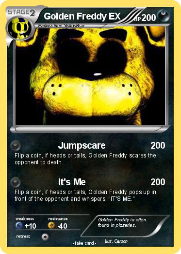Pokemon Golden Freddy EX