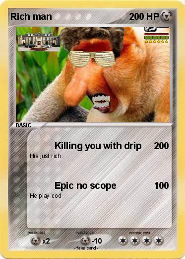 Pokemon Rich man