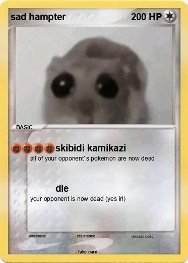 Pokemon sad hampter