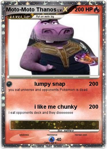 Pokemon Moto-Moto Thanos
