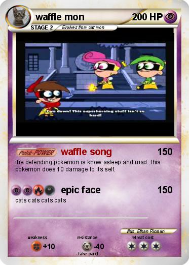 Pokemon waffle mon