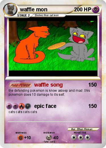 Pokemon waffle mon