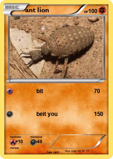 Pokemon ant lion