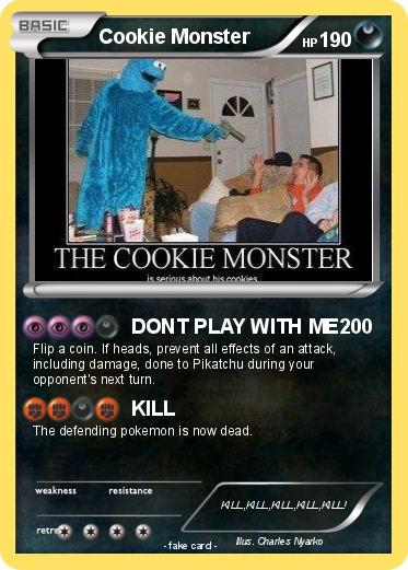 Pokemon Cookie Monster