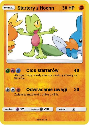 Pokemon Startery z Hoenn