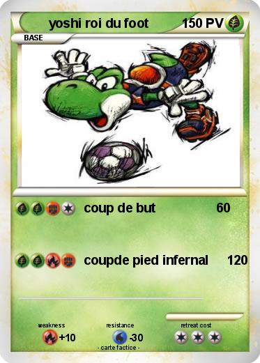 Pokemon yoshi roi du foot