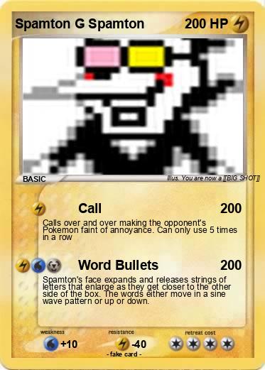 Pokemon Spamton G Spamton
