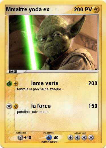 Pokemon Mmaitre yoda ex