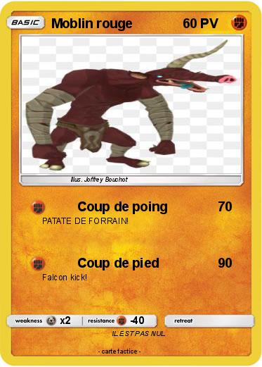 Pokemon Moblin rouge