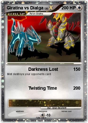 Pokemon Giratina vs Dialga