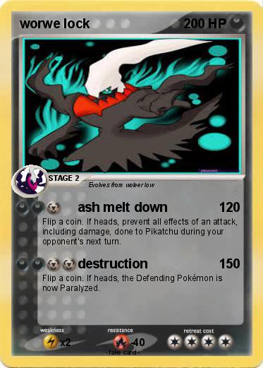 Pokemon worwe lock