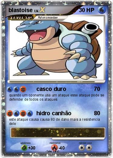 Pokemon blastoise