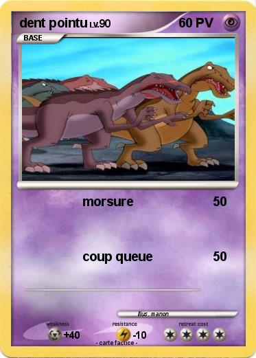 Pokemon dent pointu